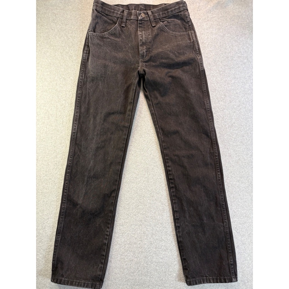 Rustler Mens Straight Leg Jeans‎ Faded Black 100% Cotton 30x32 1087619CB